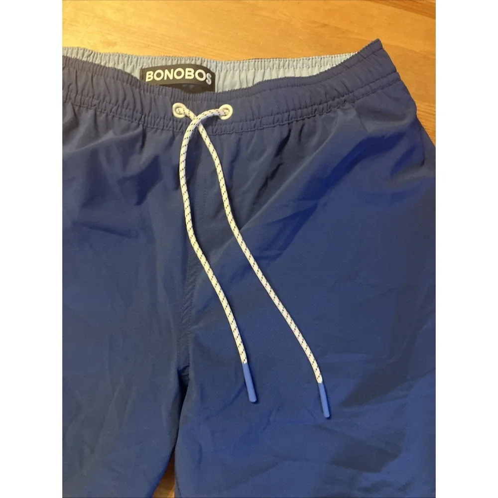 BONOBOS Swim Short Trunks Blue navy Men XS‎ Lined Bathing Suit 9 Inch Inseam